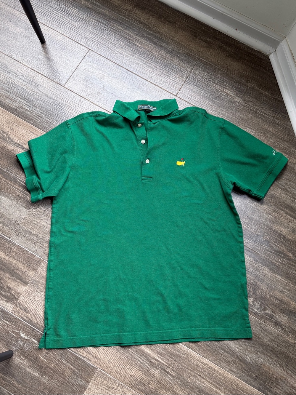 Masters Collection Green Polo Large Augusta National Golf Course Mercenized M
